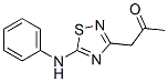 1-(5-ANILINO-1,2,4-THIADIAZOL-3-YL)ACETONE CAS#: 64822-00-0