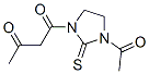 1-Acetyl-3-(1,3-dioxobutyl)-2-imidazolidinethione CAS#: 67845-09-4