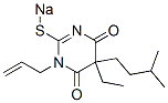 1-Allyl-5-ethyl-5-isopentyl-2-sodiothio-4,6(1H,5H)-pyrimidinedione CAS#: 66941-64-8