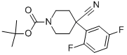 1-BOC-4-CYANO-4-(2,5-DIFLUOROPHENYL)-PIPERIDINE CAS#: 619292-29-4