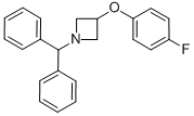 1-Benzhydryl-3-(4-fluorophenoxy)azetidine CAS#: 63843-76-5