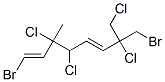 1-Bromo-7-(bromomethyl)-3,4,7,8-tetrachloro-3-methylocta-1,5-diene CAS#: 62416-32-4