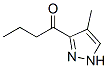 1-Butanone, 1-(4-methyl-1H-pyrazol-3-yl)- CAS#: 68809-56-3
