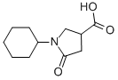 1-CYCLOHEXYL-5-OXO-PYRROLIDINE-3-CARBOXYLIC ACID CAS#: 6304-56-9