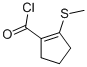 1-Cyclopentene-1-carbonyl chloride, 2-(methylthio)- (9CI) CAS#: 65936-20-1