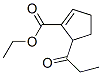 1-Cyclopentene-1-carboxylicacid,5-(1-oxopropyl)-,ethylester(9CI) CAS#: 632353-27-6