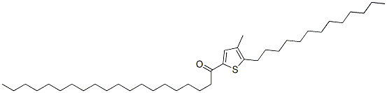 1-Eicosanone, 1-(4-methyl-5-tridecyl-2-thienyl)- CAS#: 60089-61-4