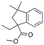 1-Ethyl-2,3-dihydro-3,3-dimethyl-1H-indene-1-carboxylic acid methyl ester CAS#: 62185-65-3