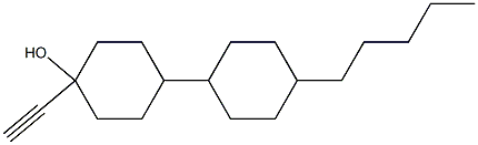 1-Ethynyl-4-(4-pentylcyclohexyl)cyclohexanol CAS#: 6615-24-3