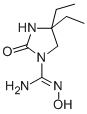 1-Imidazolidinecarboximidamide,4,4-diethyl-N-hydroxy-2-oxo- CAS#: 686255-91-4