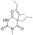 1-Methyl-5-(1-methyl-1-butenyl)-5-propylbarbituric acid CAS#: 66843-02-5