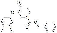 1-Piperidinecarboxylic acid, 3-(3,4-dimethylphenoxy)-4-oxo-, phenylmethyl ester CAS#: 66208-06-8