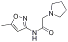 1-Pyrrolidineacetamide, N-(5-methyl-3-isoxazolyl)- CAS#: 666821-88-1