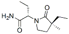 1-Pyrrolidineacetamide,alpha,3-diethyl-3-methyl-2-oxo-,(alphaS,3S)-(9CI) CAS#: 664304-68-1
