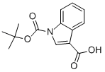 1-(TERT-BUTOXYCARBONYL)-1H-INDOLE-3-CARBOXYLIC ACID CAS#: 675606-20-9