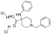 1-benzyl-4-(phenylamino)piperidine-4-carboxylic acid dihydrochloride CAS#: 61379-86-0