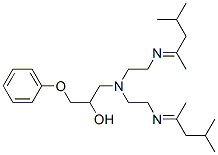 1-(bis(2-(1,3-dimethylbutylideneamino)ethyl)amino)-3-phenoxypropan-2-ol CAS#: 68541-07-1