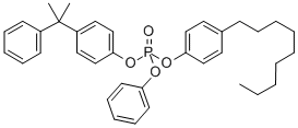 (1-methyl-1-phenylethyl)phenyl nonylphenyl phenyl phosphate CAS#: 63340-28-3