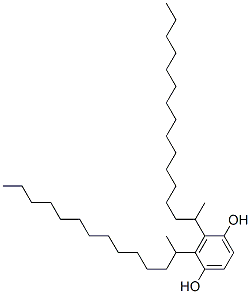 (1-methylpentadecyl)(1-methyltridecyl)hydroquinone CAS#: 63451-53-6