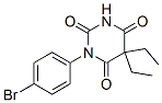 1-(p-Bromophenyl)-5,5-diethyl-2,4,6(1H,3H,5H)-pyrimidinetrione CAS#: 66942-13-0