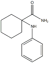 1-(phenylamino)cyclohexanecarboxamide CAS#: 64269-12-1