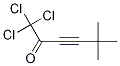 1,1,1-trichloro-5,5-diMethyl-hex-3-yn-2-one CAS#: 66725-83-5