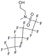 1,1,2,2,3,3,4,4,5,5,6,6,7,7,7-pentadecafluoro-N-(2-hydroxyethyl)-N-methylheptane-1-sulphonamide CAS#: 68555-76-0