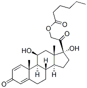 11beta,17,21-trihydroxypregna-1,4-diene-3,20-dione 21-hexanoate CAS#: 69164-69-8