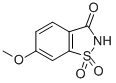 1,2-BENZISOTHIAZOL-3(2H)-ONE, 6-METHOXY, 1,1-DIOXIDE CAS#: 62473-95-4