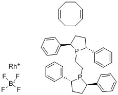 (-)-1,2-BIS((2R,5R)-2,5-DIPHENYLPHOSPHOLANO)ETHANE(1,5-CYCLOOCTADIENE)RHODIUM (I) TETRAFLUOROBORATE CAS#: 528565-84-6