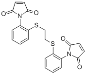 1,2-Ethylenebis((2-maleimidophenyl)thio ether) CAS#: 68555-54-4