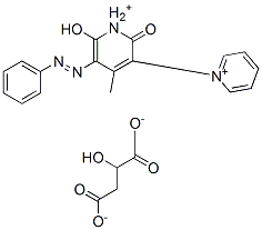1',2'-dihydro-6'-hydroxy-4'-methyl-2'-oxo-5'-(phenylazo)-1,3'-bipyridinium malate CAS#: 68214-59-5