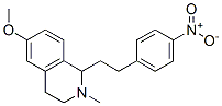 1,2,3,4-Tetrahydro-6-methoxy-2-methyl-1-(4-nitrophenethyl)isoquinoline CAS#: 63937-36-0