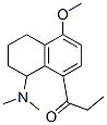 1,2,3,4-Tetrahydro-N,N-dimethyl-5-methoxy-8-propionyl-1-naphthalenamine CAS#: 64237-91-8