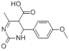 1,2,5,6-Tetrahydro-6-(4-methoxyphenyl)-4-methyl-2-oxo-5-pyrimidinecarboxylic aci CAS#: 69785-26-8