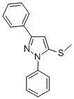 1,3-DIPHENYL-5-METHYLTHIO-1H-PYRAZOLE CAS#: 66040-87-7
