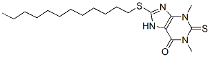 1,3-Dimethyl-8-(dodecylthio)-2-thioxo-1,3,6,7-tetrahydro-2H-purin-6-one CAS#: 6466-12-2
