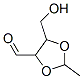 1,3-Dioxolane-4-carboxaldehyde, 5-(hydroxymethyl)-2-methyl- (9CI) CAS#: 68123-96-6
