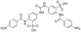1,3-bis(4-(4-aminobenzamido)-3-sulfophenyl)urea CAS#: 6527-68-0