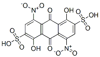 1,5-dihydroxy-4,8-dinitro-9,10-dioxo-9,10-dihydroanthracene-2,6-disulfonic acid CAS#: 6449-09-8