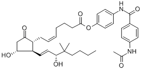 16,16-DIMETHYL PGE2 4-(4-ACETAMIDOBENZAMIDO) PHENYL ESTER CAS#: 62873-55-6
