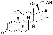 17-bromo-9-fluoro-11beta,21-dihydroxy-16alpha-methylpregna-1,4-diene-3,20-dione CAS#: 61339-36-4