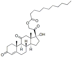 17,21-dihydroxypregn-4-ene-3,11,20-trione 21-undecanoate CAS#: 6865-15-2