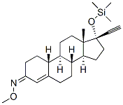 (17R)-17-(Trimethylsiloxy)-19-norpregn-4-en-20-yn-3-one O-methyl oxime CAS#: 69834-05-5