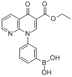 1,8-NAPHTHYRIDINE-3-CARBOXYLIC ACID, 1-(3-BORONOPHENYL)-1,4-DIHYDRO-4-OXO-, 3-ETHYL ESTER CAS#: 694489-60-6