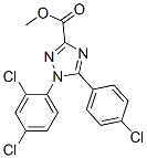 1H-1,2,4-Triazole-3-carboxylic acid,5-(4-chlorophenyl)-1-(2,4-dichlorophenyl)-,methyl ester CAS#: 676457-40-2