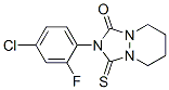 1H-(1,2,4)Triazolo(1,2-a)pyridazin-1-one, 2-(4-chloro-2-fluorophenyl)h exahydro-3-thioxo- CAS#: 68017-44-7