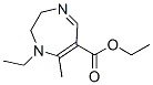 1H-1,4-Diazepine-6-carboxylicacid,1-ethyl-2,3-dihydro-7-methyl-,ethylester(9CI) CAS#: 688741-56-2