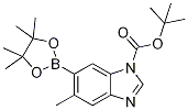 1H-BenziMidazole-1-carboxylic acid, 5-Methyl-6-(4,4,5,5-tetraMethyl-1,3,2-dioxaborolan-2-yl)-, 1,1-diMethylethyl ester CAS#: 631909-46-1