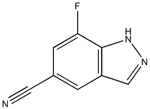 1H-Indazole-5-carbonitrile,7-fluoro-(9CI) CAS#: 633327-24-9